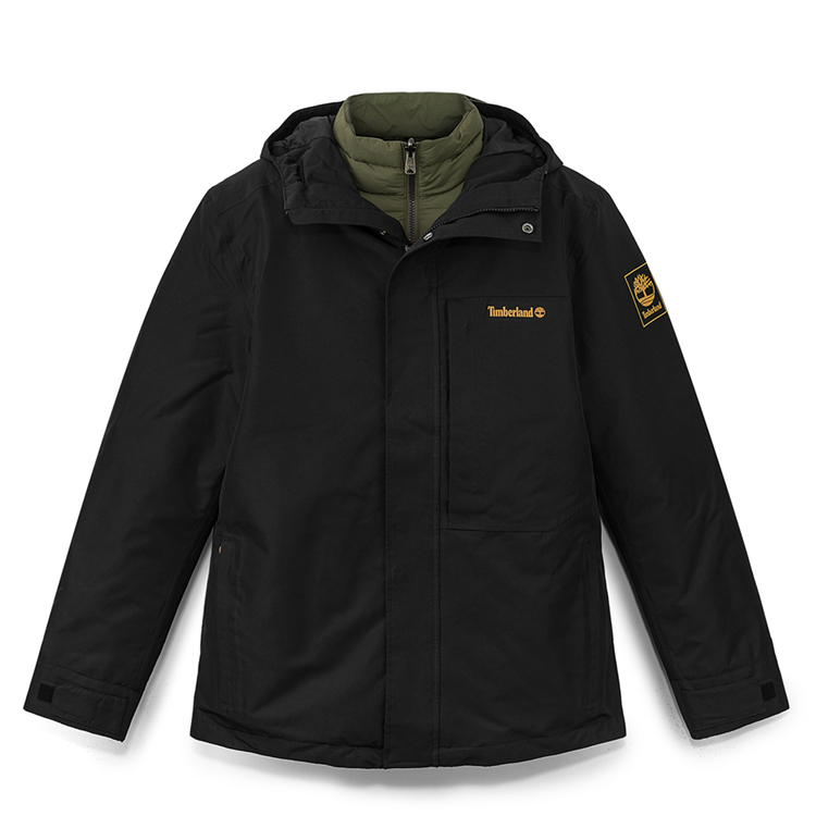 Order Chaqueta Timberland 3 en 1 Impermeable, Cortavientos y Transpirable - Negra. A41V3001