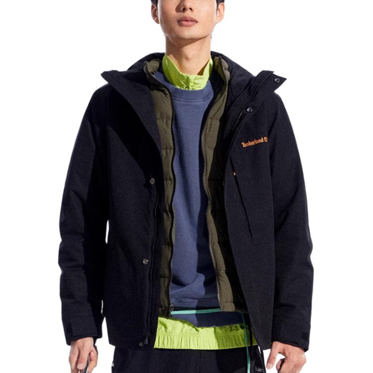 Sizing Chaqueta Timberland 3 en 1 Impermeable, Cortavientos y Transpirable - Negra. A41V3001