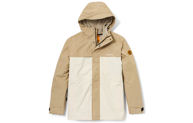 Timberland 3-in-1 Waterproof Windproof Hiking Jacket  Taupe/White. A696H-EE2