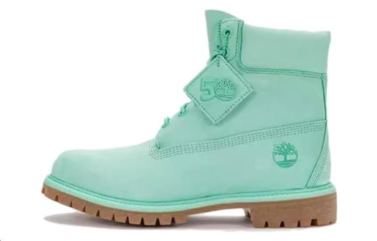 Timberland 50th Anniversary Edition Premium 6 Inch Waterproof Boot 'Light Green Nubuck' A5VK9W