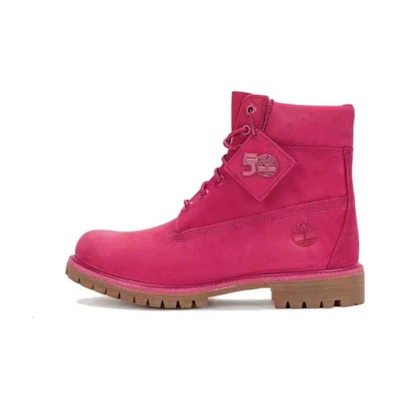 Timberland 50th Anniversary Edition PRM 6 Inch Waterproof Boot 'Dark Pink Nubuck'