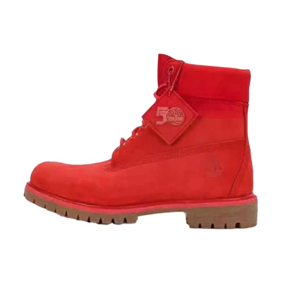Timberland 50th Anniversary Edition PRM 6 Inch Waterproof Boot 'Medium Red Nubuck'