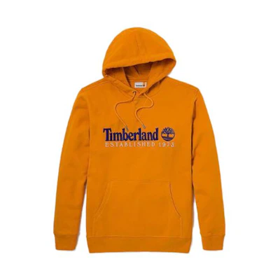 Timberland 50th Anniversary Hoodie Unisex Orange Yellow Long Sleeve A2E2C-ED1