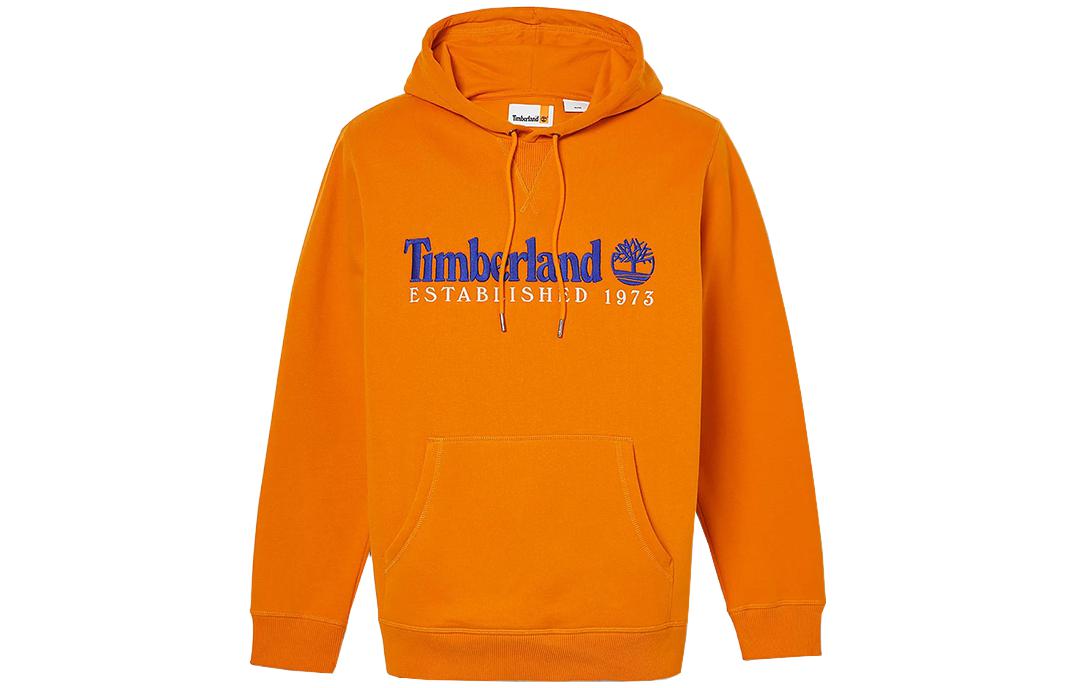 Timberland 50th Anniversary Logo Embroidered Hoodie Orange Unisex A6S5W-ED1