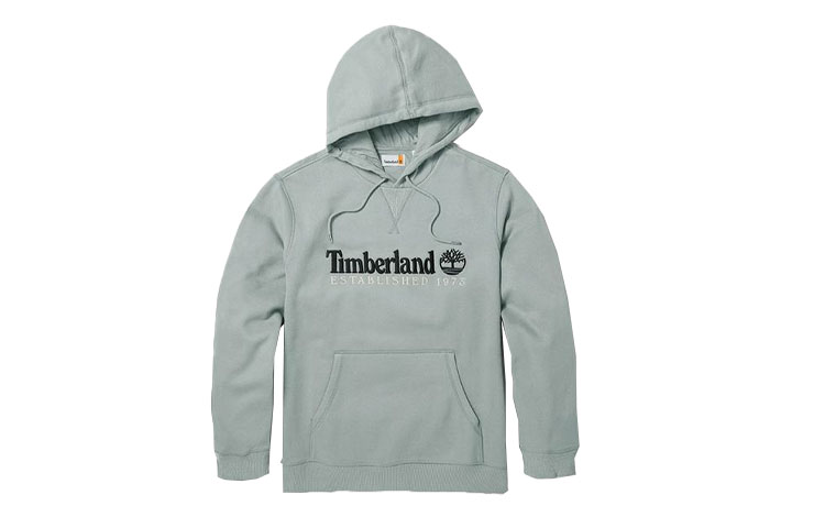 Timberland 50th Anniversary Unisex Hoodie Mineral Gray Long Sleeve A2E2C-EA3