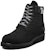 Timberland 6-Inci Premium Logo Wide-Fit Kasut But 'Hitam Nubuck' A1TUW