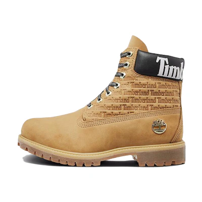 Timberland 6-Inch PRM Logo Wide-Fit Boots 'Wheat Nubuck'