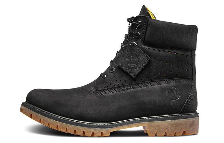 Timberland 6-Inch Premium Perforated Boot 'Black Nubuck' A1YN7