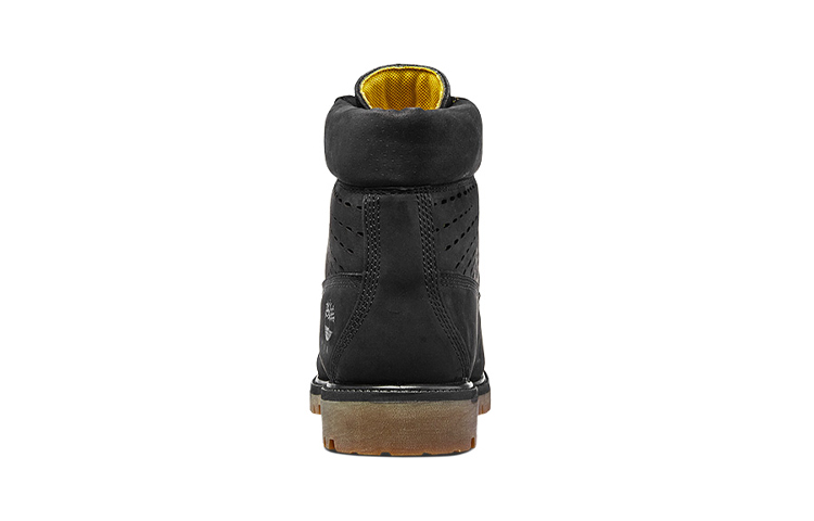 Shop Timberland 6-Inch Premium Perforated Boot 'Black Nubuck' A1YN7