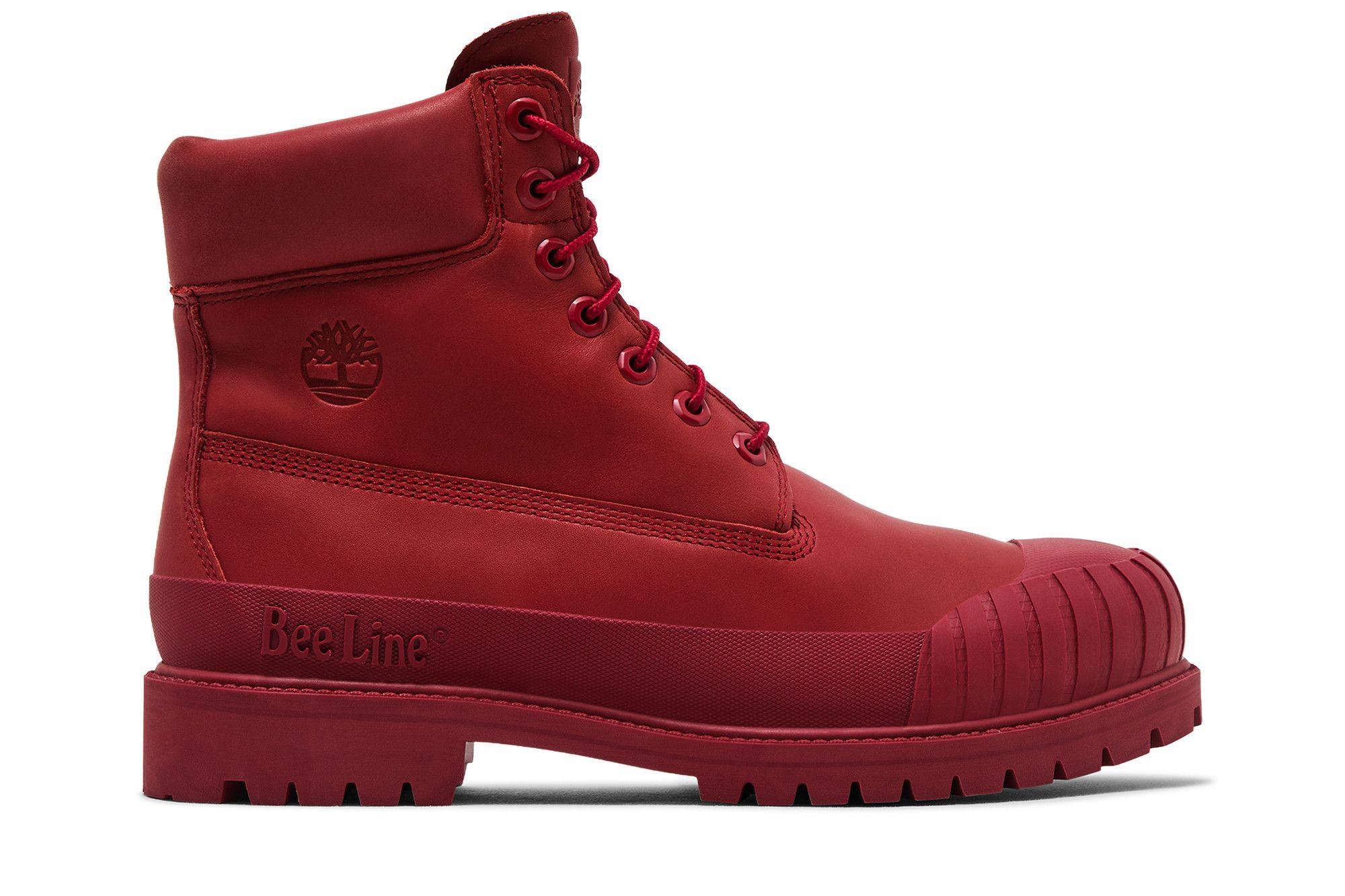 Timberland Bee Line x 6 Inch Rubber-Toe Waterproof Boot 'Medium Red' TB0A5ZQ3626