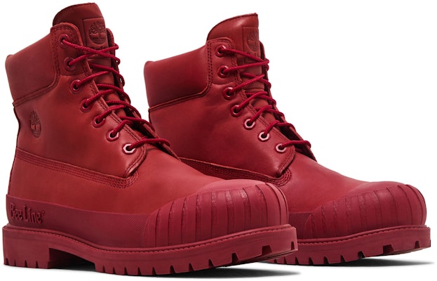 Timberland 6" Boot Premium Bee Line Rubber Toe WP Red Nubuck TB0A5ZQ3626 Cheap Timberland 6" Boot Premium Bee Line Rubber Toe WP Red Nubuck TB0A5ZQ3626