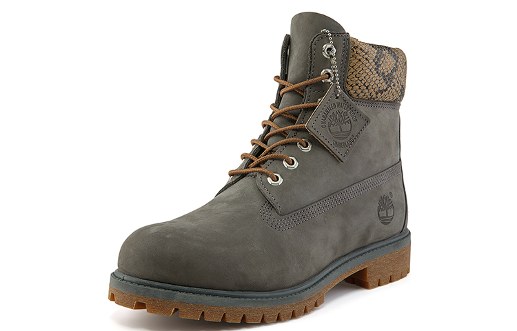 Lookbook Timberland 6" Premium Boot Wide 'Jungle Pack Abu-abu' A2HHZW