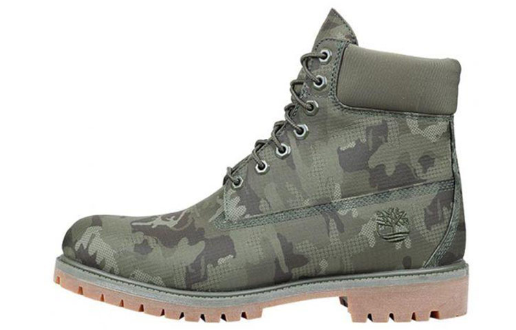 Buy Bot Timberland 6 Inch Premium Tahan Air 'Kamuflase Hijau' A1U9I