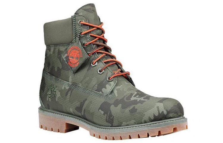 Timberland 6 Inch PRM Waterproof Boots 'Green Camouflage' 圖 2