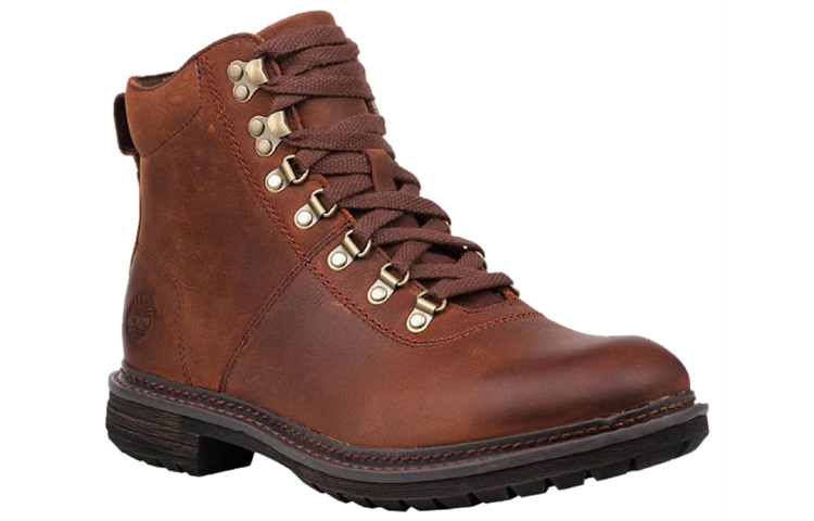 Order Timberland 6 Pouces "Botte de Travail Mode Vintage Mi-Haute - Marron Foncé" A1SIU358
