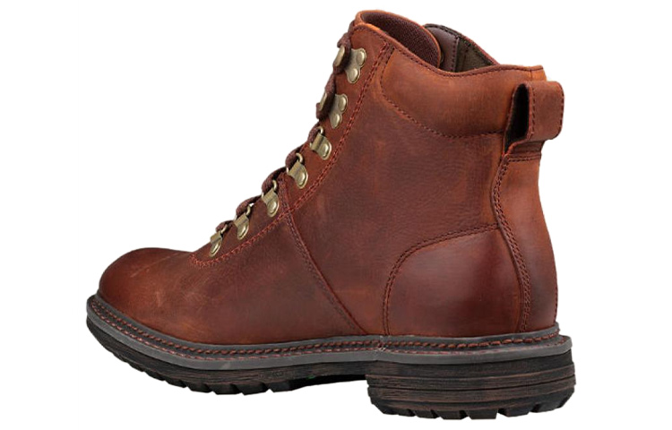 Lookbook Timberland 6 Pouces "Botte de Travail Mode Vintage Mi-Haute - Marron Foncé" A1SIU358