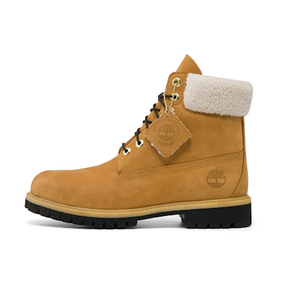 (W) Timberland 6 Inch PRM Shearling Boots 'Wheat Nubuck'