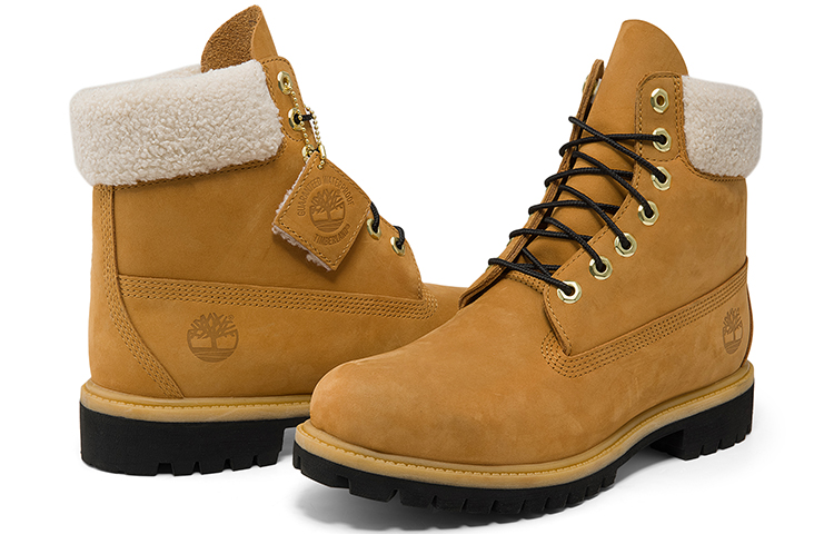 (W) Timberland 6 Inch PRM Shearling Boots 'Wheat Nubuck' 圖 5