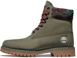 Timberland 6 Inch Premium Boot 'Dark Green Nubuck with Camouflage Collar' A2KC5A58 Timberland 6 Inch Premium Boot 'Dark Green Nubuck with Camouflage Collar' A2KC5A58