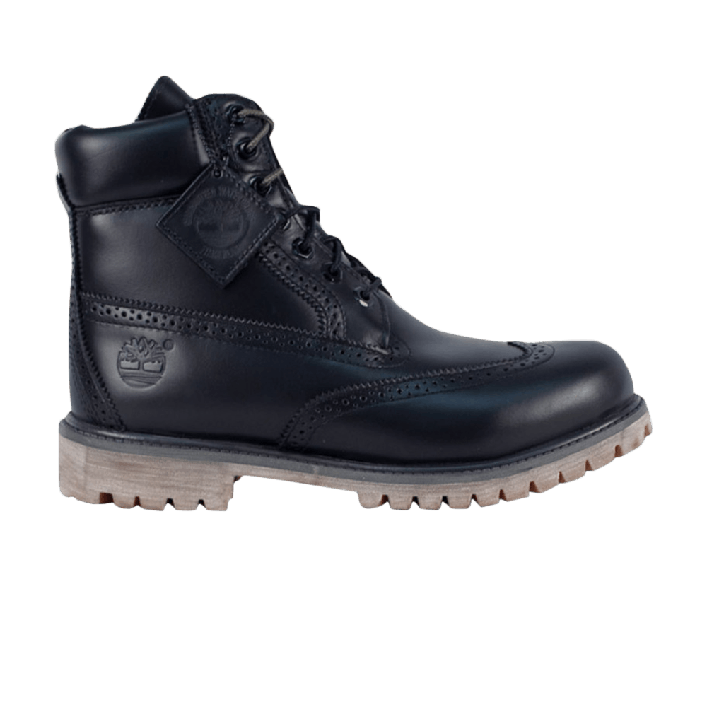 Timberland 6 Inch Brogue Boot 'Black' TB0A16XJ