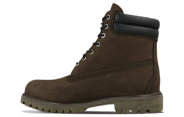 Timberland 6 Inch Double Collar Boots 'Dark Chocolate Nubuck' 73543