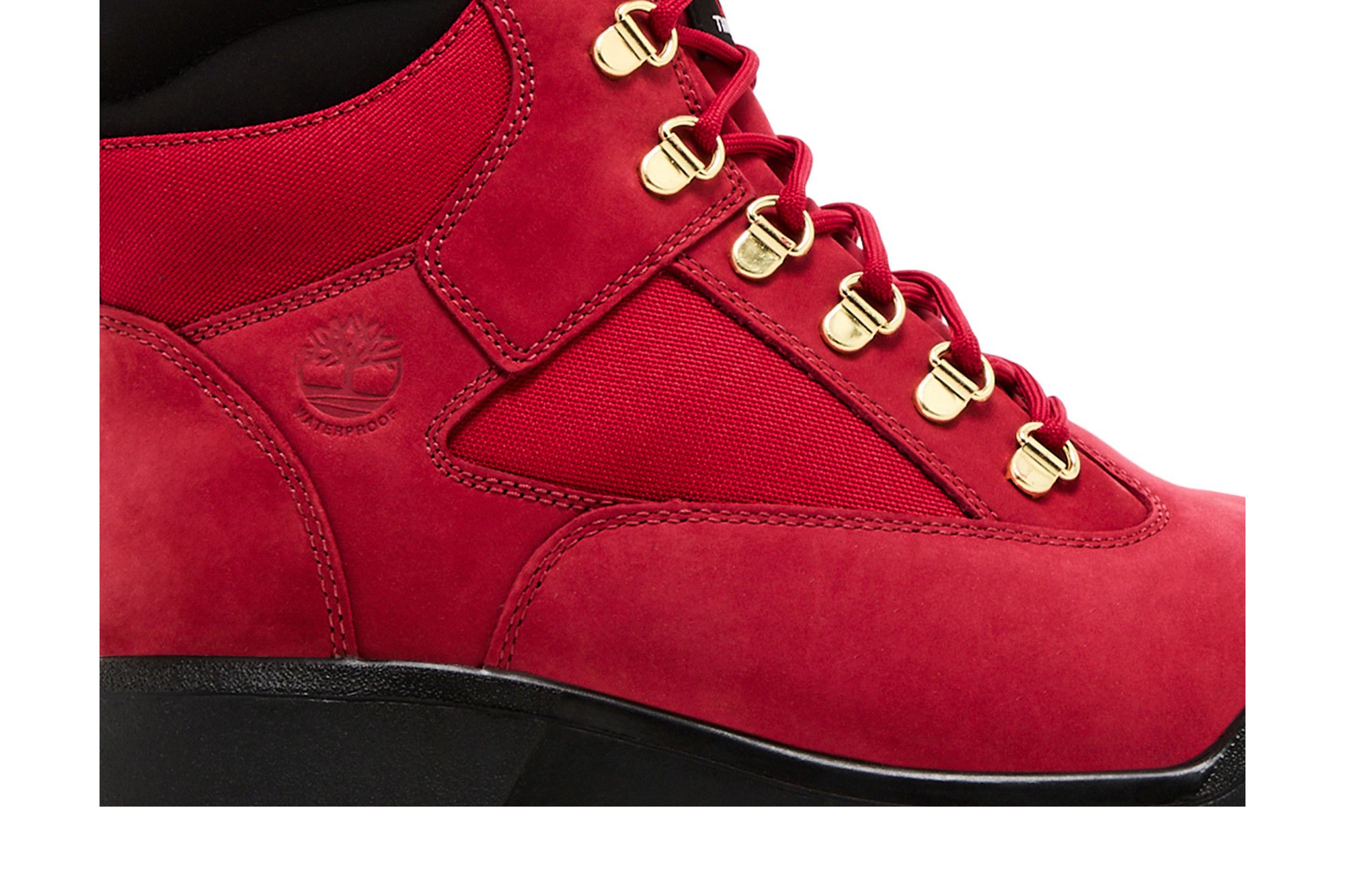 Order Timberland 6 Inch Field Boot ''Rood Zwart'' TB0A2JNW-F41