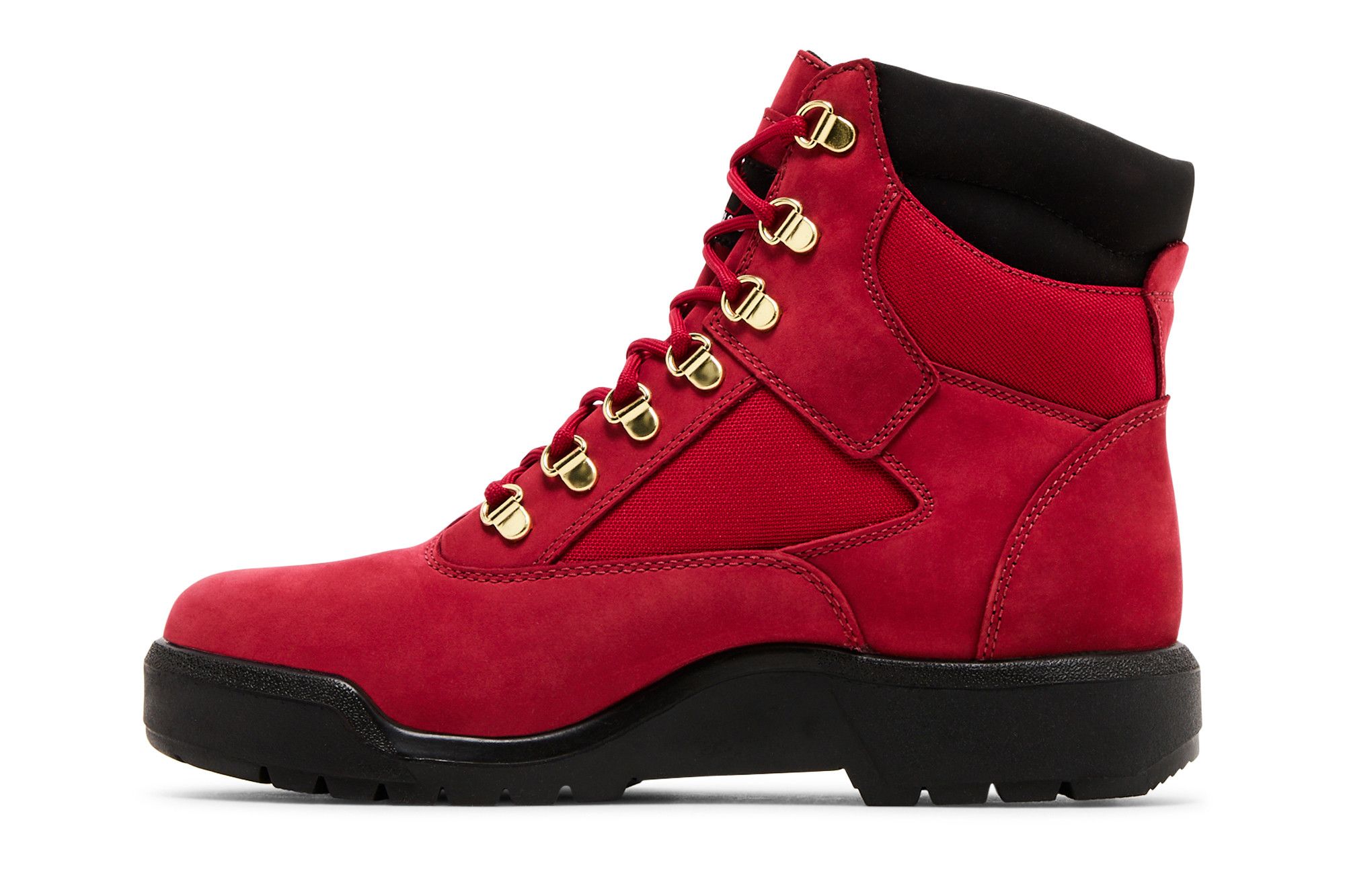Lookbook Timberland 6 Inch Field Boot ''Rood Zwart'' TB0A2JNW-F41