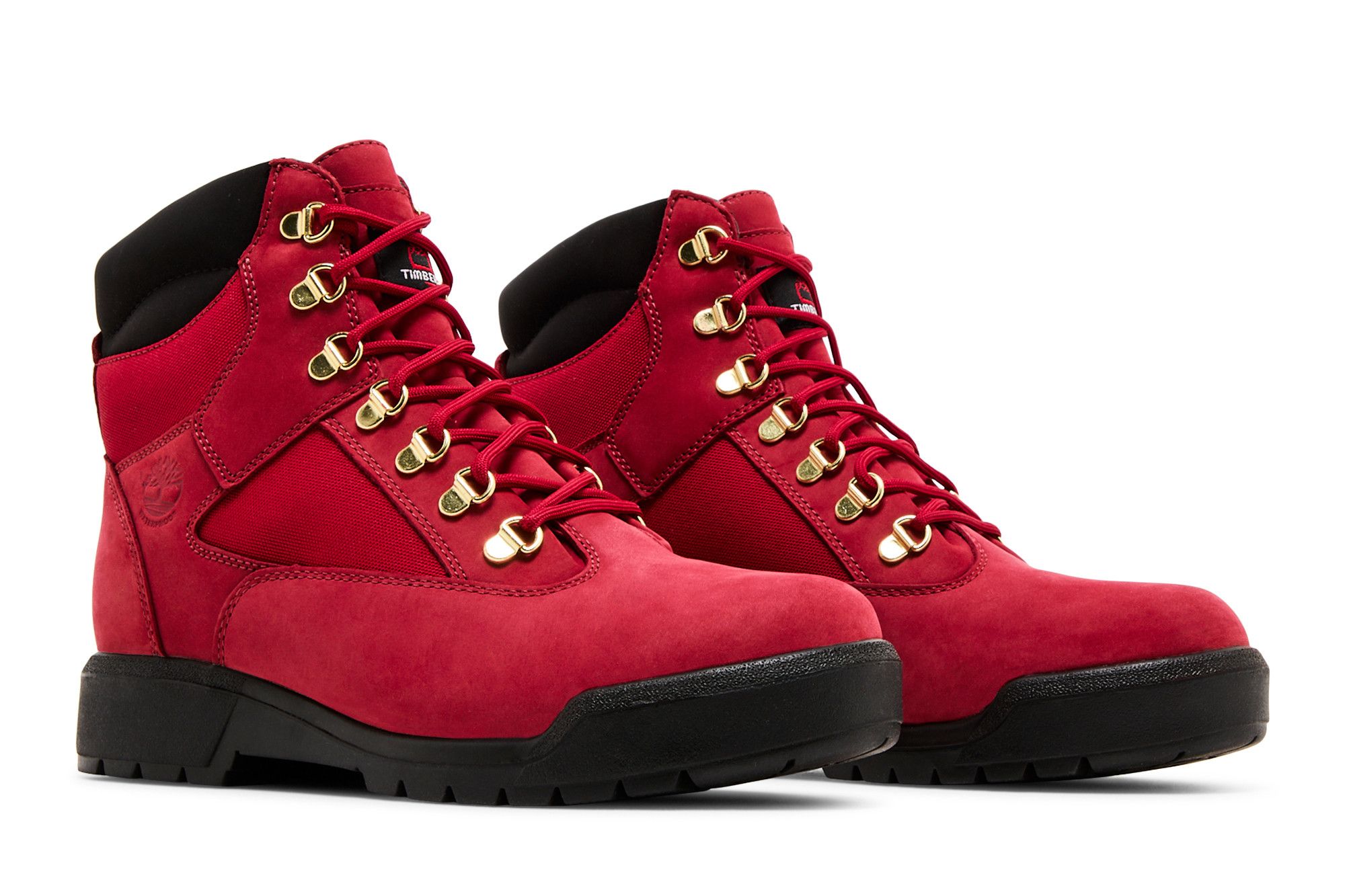 Cheap Timberland 6 Inch Field Boot ''Rood Zwart'' TB0A2JNW-F41
