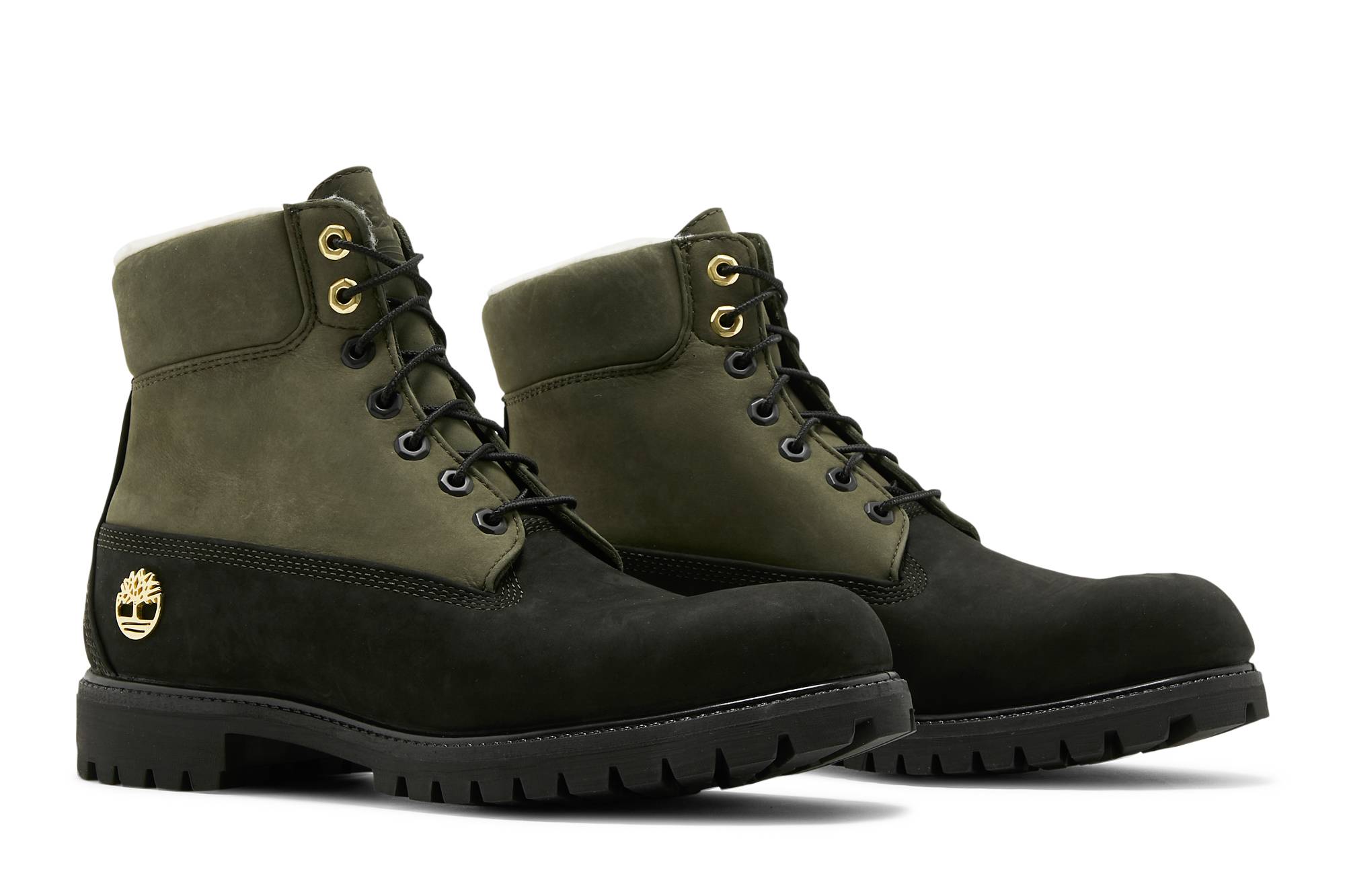 Cheap 添柏岚6英寸羊羔绒防水靴‘黑葡萄叶’ TB0A2MJB-001