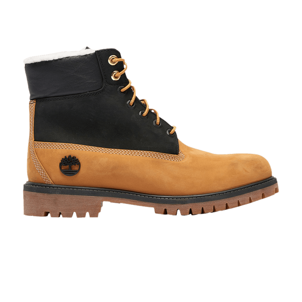 Timberland 6 Inch Fleece Lined Waterproof Boot 'Wheat Black' TB0A2MHQ-231