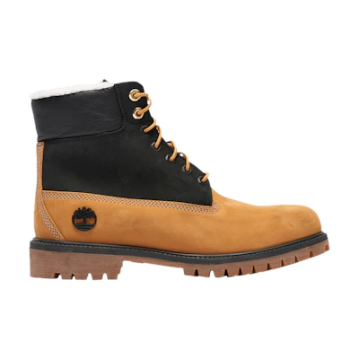 Timberland 6 Inch Fleece Lined Waterproof Boot 'Wheat Black'