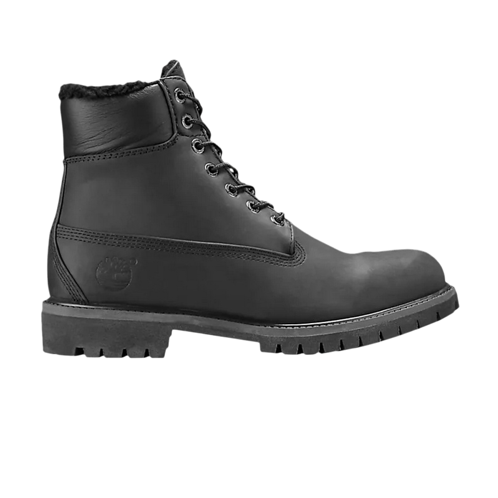 Timberland 6 Inch Fur Lined 'Black' TB0A115T