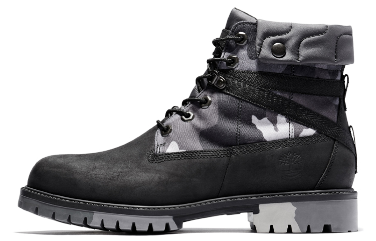 Timberland Heritage EK+ 6 Inch Waterproof Wide-Fit Boot 'Grey Camouflage' A29P7001