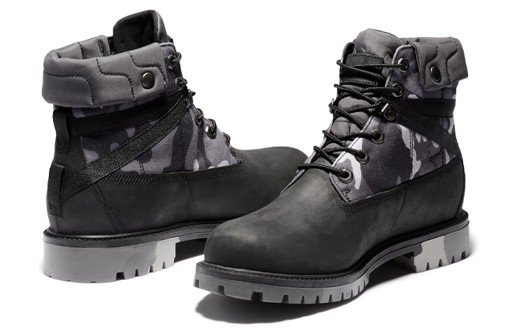 Shop Bota Timberland Heritage EK+ 6" Impermeable Ancha 'Camuflaje Gris' A29P7001