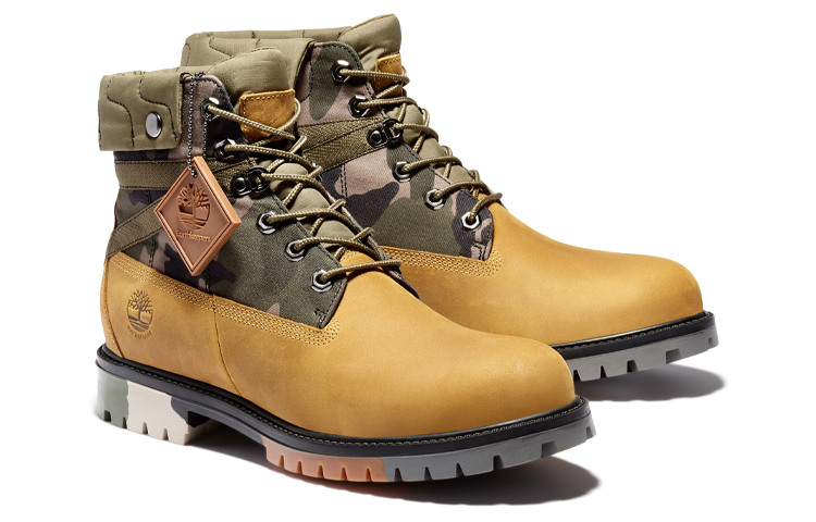 Lookbook 添柏岚经典EK+ 6英寸防水靴'小麦绿色迷彩' A29NX231