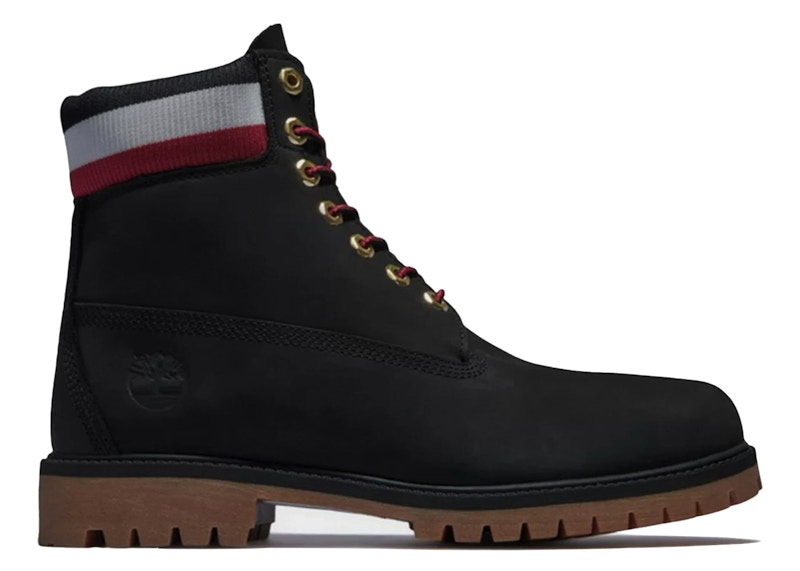 Timberland 6 Inch Heritage Warm Lined Boot 'Black Red' TB0A2GZ9-001