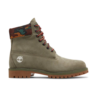 Timberland 6 Inch Heritage Warm Lined Boot 'Dark Green Camo'