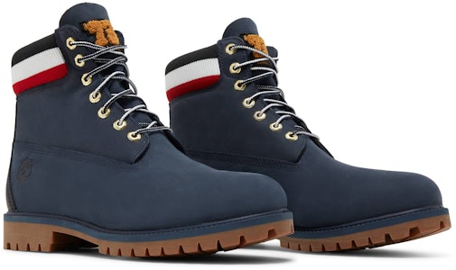 Timberland 6 Inch Heritage Boot Berbulu Hangat 'Navy Merah' TB0A2M59-019 Cheap Timberland 6 Inch Heritage Boot Berbulu Hangat 'Navy Merah' TB0A2M59-019