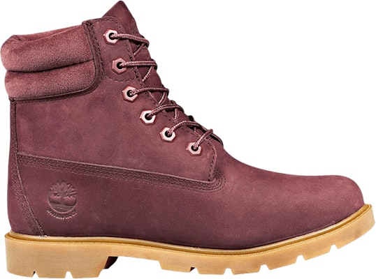 Women Timberland 6 Inch Linden Woods Burgundy TB0A1ZSPC60