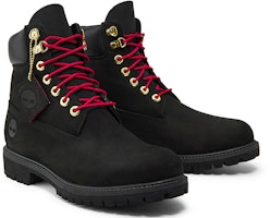 ティンバーランド 6インチ プレミアム防水ブーツ (黒/赤) A2GHY001 Shop ティンバーランド 6インチ プレミアム防水ブーツ (黒/赤) A2GHY001