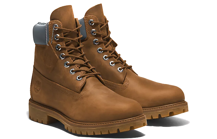 Shop Timberland添柏瀾 PREMIUM系列 6吋 中筒 戶外靴 深棕色