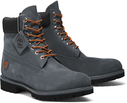 Timberland Premium 6 Inch Boot 'Grey Orange' A2DZG033 Shop Timberland Premium 6 Inch Boot 'Grey Orange' A2DZG033