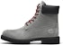 Timberland Premium 6 Inci But 'Kelabu Nubuck dengan Merah' A5S6ZD52