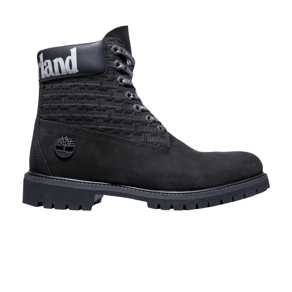 Timberland 6 Inch Premium Boot 'All Over Logo - Black' TB0A1TUW
