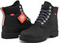 Purchase Timberland Heritage 6 Inch Waterproof Wide Fit Boots 'Black Helcor Orange' A44NGW