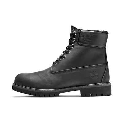 Timberland 6-Inch PRM Boot 'Black Fleece-Lined'