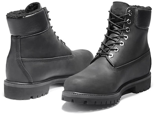 Timberland 6-Inch Premium Boot 'Warna Hitam dengan Lapisan Fleece' A2E2P001 Shop Timberland 6-Inch Premium Boot 'Warna Hitam dengan Lapisan Fleece' A2E2P001