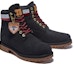 Shop Timberland 6 Inch Kasut Heritage Cupsole 'Nubuck Hitam dengan Merah' A2GZ9001