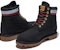 Timberland 6 Inch Kasut Heritage Cupsole 'Nubuck Hitam dengan Merah' A2GZ9001