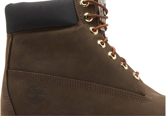 Dark top brown timberlands